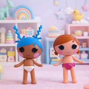 Lalaloopsy Babies Suzette La Sweet & Bubbles Smack N Pop Lot MGA 2013